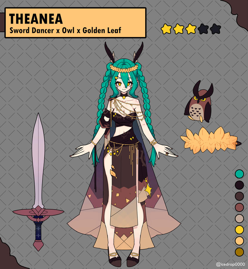 Theanea Design Sheet Theanea Design Sheet
